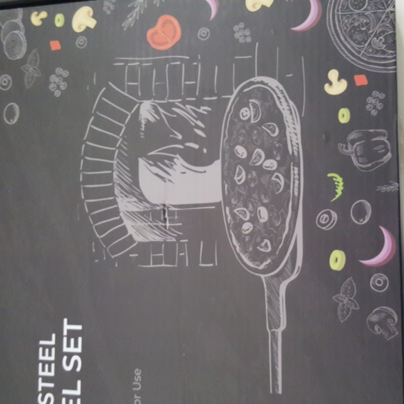 New! Stainless Steel Pizza Peel Set (Open Box) - Picture 3 of 5